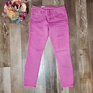 GAP 1969 Always Skinny Pink Women's Jeans Size 27/4R EUC